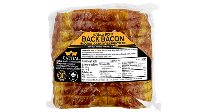 Capital Fine Meats - Back Bacon 600g