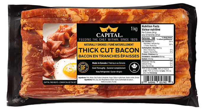 Capital Fine Meats - Thick Cut Bacon
