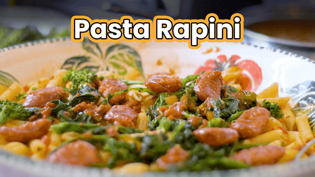 Pasta Rapini & Hot Italian Sausage | Capital Fine Meats