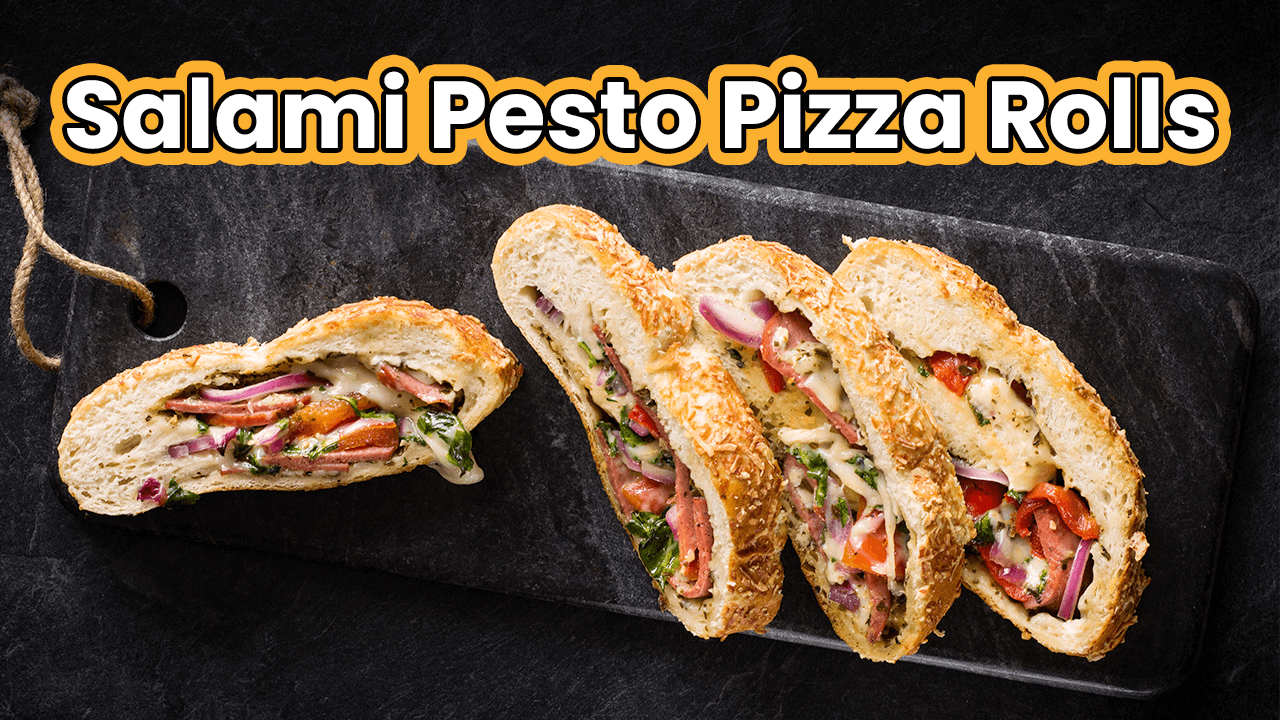 Salami Pesto Pizza Rolls | Capital Fine Meats
