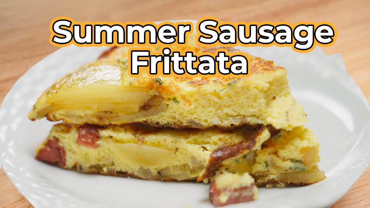 Summer Sausage Frittata  | Capital Fine Meats